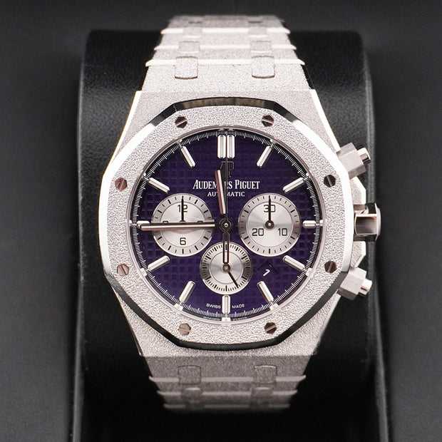 Audemars Piguet Limited Edition Royal Oak Chronograph Frosted 41mm 26331BC Purple Dial