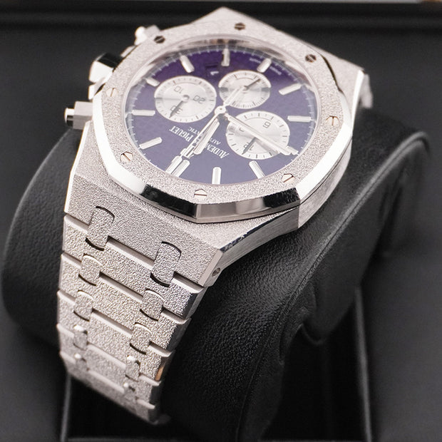 Audemars Piguet Limited Edition Royal Oak Chronograph Frosted 41mm 26331BC Purple Dial