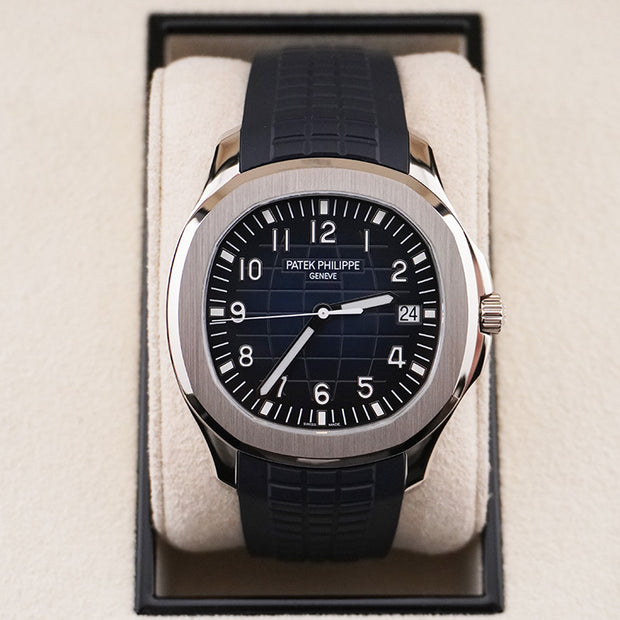 Patek Philippe Aquanaut White Gold 42mm 5168G Blue Dial