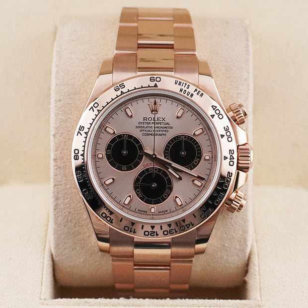 Rolex Daytona 40mm Rose Gold 116505 Pink Dial