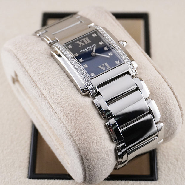 Patek Philippe Twenty-4 Quartz 25mm 4910/10A-012 Blue Dial