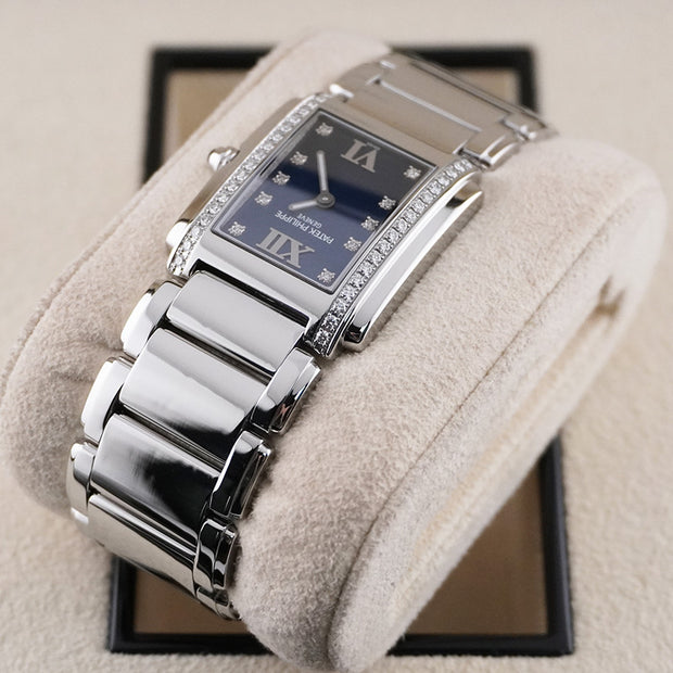 Patek Philippe Twenty-4 Quartz 25mm 4910/10A-012 Blue Dial