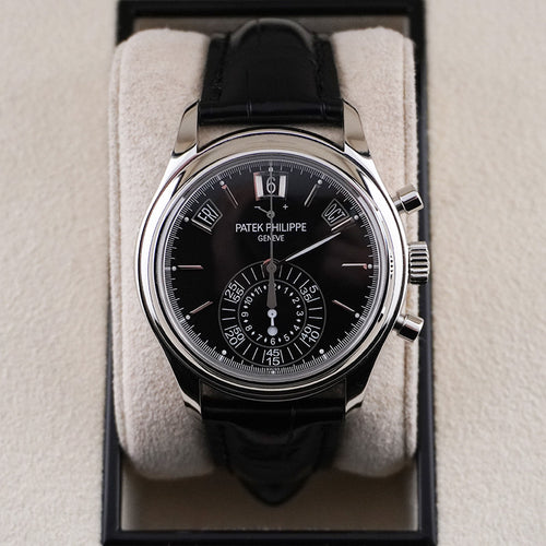 Patek Philippe Annual Calendar Chronograph Complication 40mm 5960P Black Dial Pre-Owned