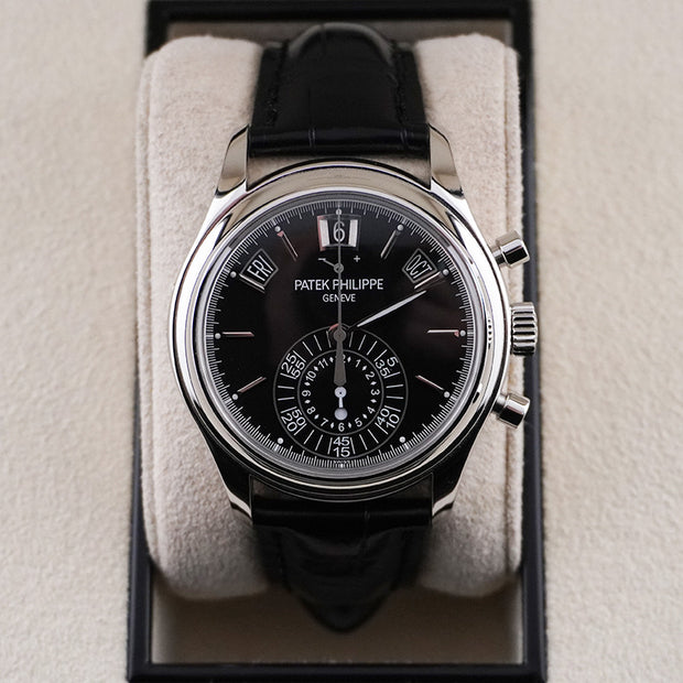 Patek Philippe Annual Calendar Chronograph Complication 40mm 5960P Black Dial Pre-Owned