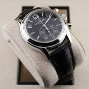 Patek Philippe Annual Calendar Chronograph Complication 40mm 5960P Black Dial Pre-Owned