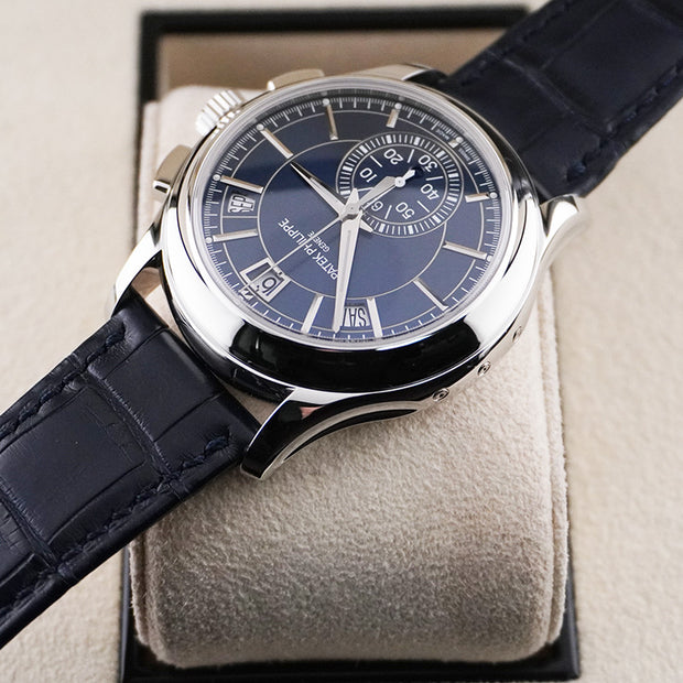 Patek Philippe Annual Calendar Chronograph Complication 42mm 5905P Blue Dial