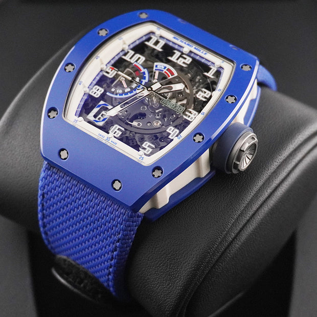 Richard Mille RM030 Blue Ceramic 50mm Openworked Dial Pre-Owned