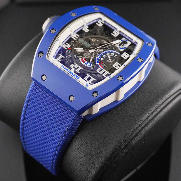 Richard Mille RM030 Blue Ceramic 50mm Openworked Dial Pre-Owned