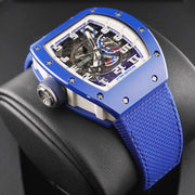 Richard Mille RM030 Blue Ceramic 50mm Openworked Dial Pre-Owned