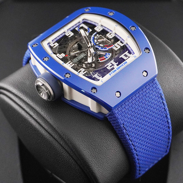 Richard Mille RM030 Blue Ceramic 50mm Openworked Dial Pre-Owned