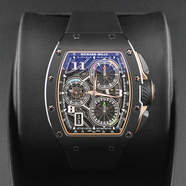 Richard Mille RM72-01 Black Ceramic Automatic Winding Lifestyle Flyback Chronograph