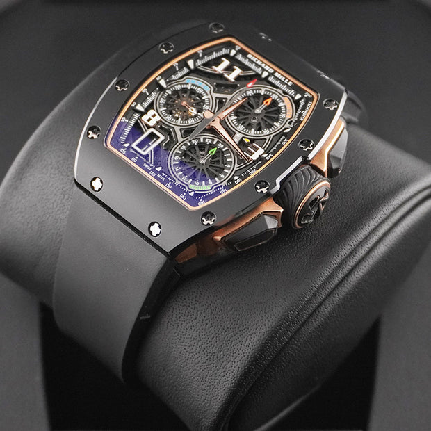 Richard Mille RM72-01 Black Ceramic Automatic Winding Lifestyle Flyback Chronograph