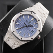 Audemars Piguet Royal Oak Frost Gold Selfwinding 34mm 77353BC.GG.1263BC.01 Light Blue Dial
