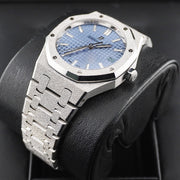 Audemars Piguet Royal Oak Frost Gold Selfwinding 34mm 77353BC.GG.1263BC.01 Light Blue Dial