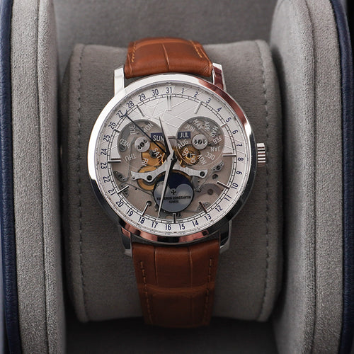 Vacheron Constantin Traditionelle Complete Calender Openface 41mm Platinum 4020T/000P-H038