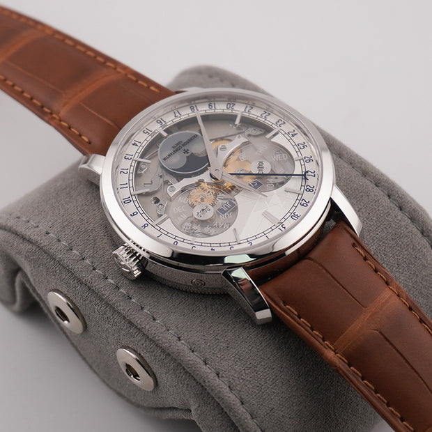 Vacheron Constantin Traditionelle Complete Calender Openface 41mm Platinum 4020T/000P-H038