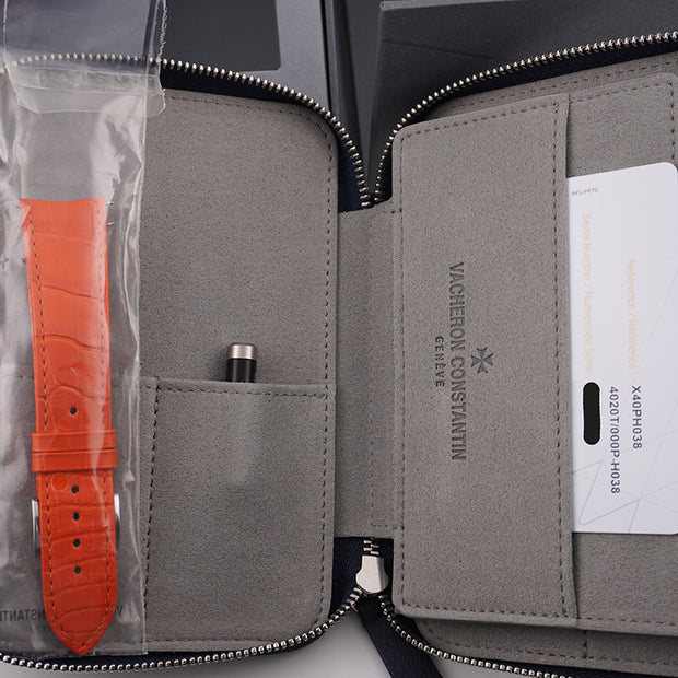 Vacheron Constantin Traditionelle Complete Calender Openface 41mm Platinum 4020T/000P-H038