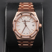 Audemars Piguet Royal Oak Selfwinding 34mm 77451OR White Dial