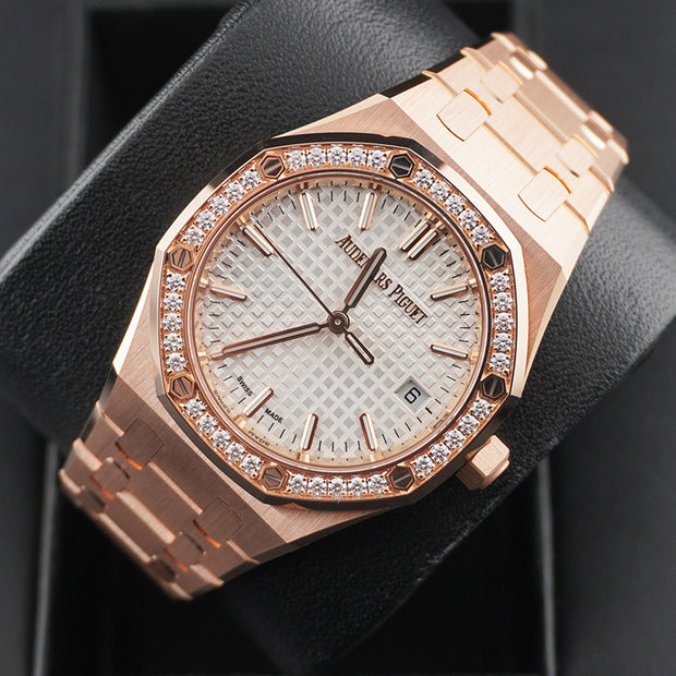 Audemars Piguet Royal Oak Selfwinding 34mm 77451OR White Dial