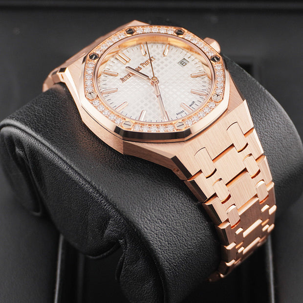 Audemars Piguet Royal Oak Selfwinding 34mm 77451OR White Dial