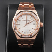Audemars Piguet Royal Oak 37mm 15551OR.ZZ.1356OR.04 White Dial