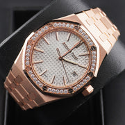 Audemars Piguet Royal Oak 37mm 15551OR.ZZ.1356OR.04 White Dial