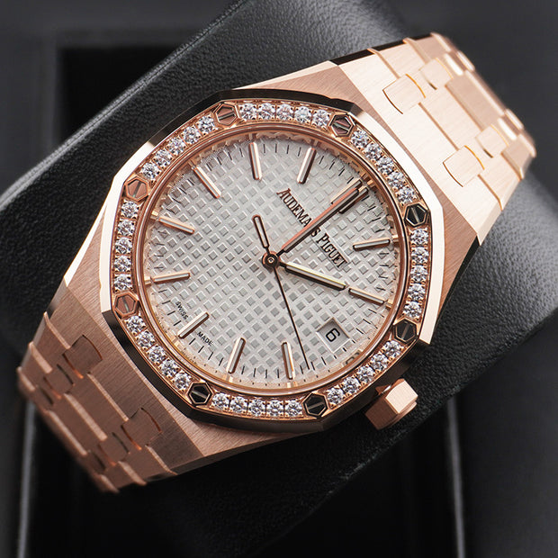 Audemars Piguet Royal Oak 37mm 15551OR.ZZ.1356OR.04 White Dial