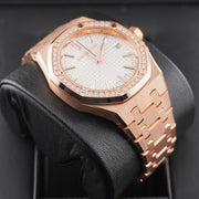 Audemars Piguet Royal Oak 37mm 15551OR.ZZ.1356OR.04 White Dial