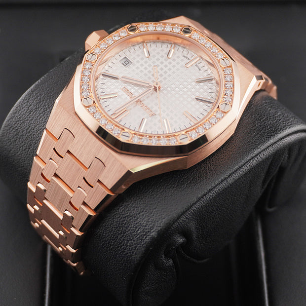 Audemars Piguet Royal Oak 37mm 15551OR.ZZ.1356OR.04 White Dial