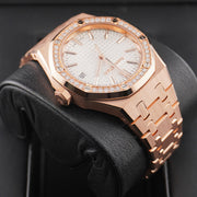 Audemars Piguet Royal Oak 37mm 15551OR.ZZ.1356OR.04 White Dial