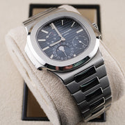 Patek Philippe Nautilus Moon Phases 40mm 5712/1A Blue Dial NEW BUCKLE