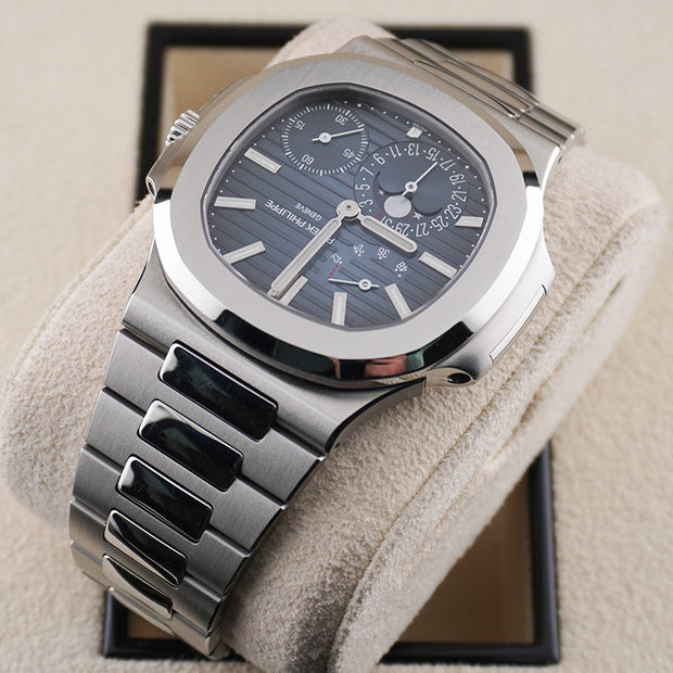 Patek Philippe Nautilus Moon Phases 40mm 5712/1A Blue Dial NEW BUCKLE