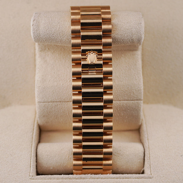 Rolex Day-Date 40 Presidential 228398TBR Black Baguette Dial