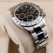 Rolex Daytona 40mm 116520 Black Dial Discontinued Model Pre-Owned