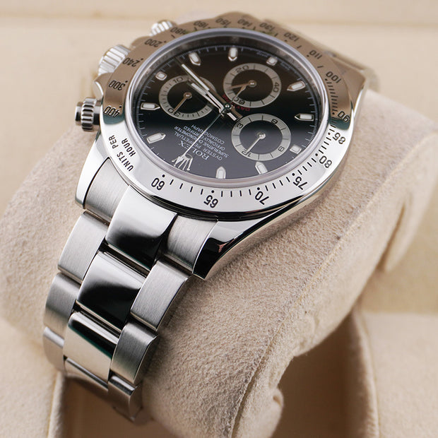 Rolex Daytona 40mm 116520 Black Dial Discontinued Model Pre-Owned
