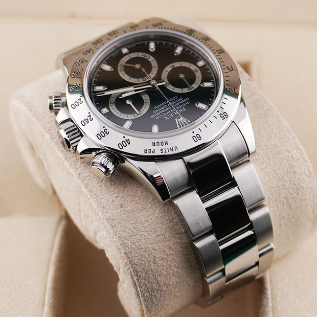 Rolex Daytona 40mm 116520 Black Dial Discontinued Model Pre-Owned