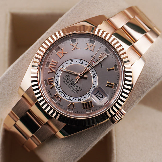 Rolex Sky-Dweller 42mm 326935 Sundust Dial Pre-Owned