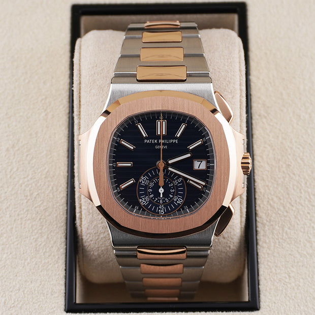 Patek Philippe Nautilus Chronograph 40mm 5980/1AR-001 Blue Dial Pre-Owned