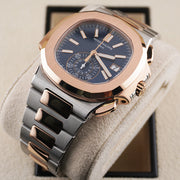 Patek Philippe Nautilus Chronograph 40mm 5980/1AR-001 Blue Dial Pre-Owned