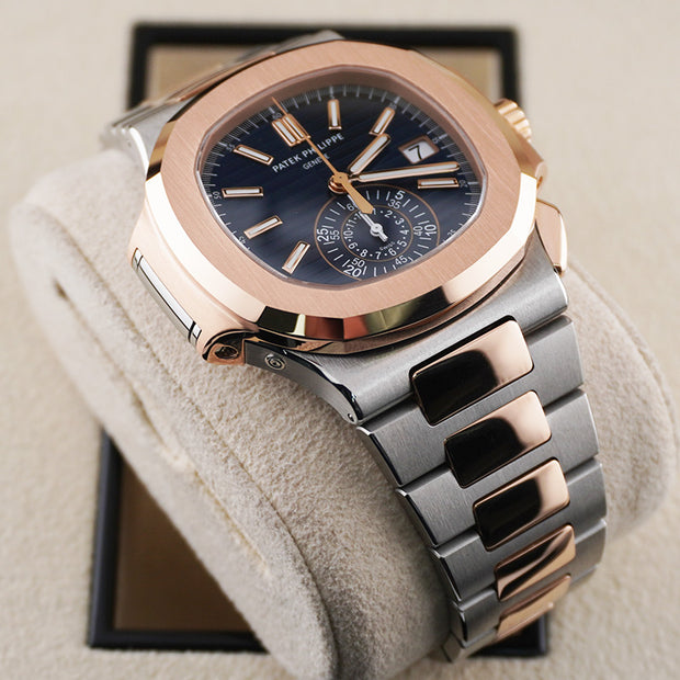 Patek Philippe Nautilus Chronograph 40mm 5980/1AR-001 Blue Dial Pre-Owned