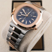 Patek Philippe Nautilus Chronograph 40mm 5980/1AR-001 Blue Dial Pre-Owned