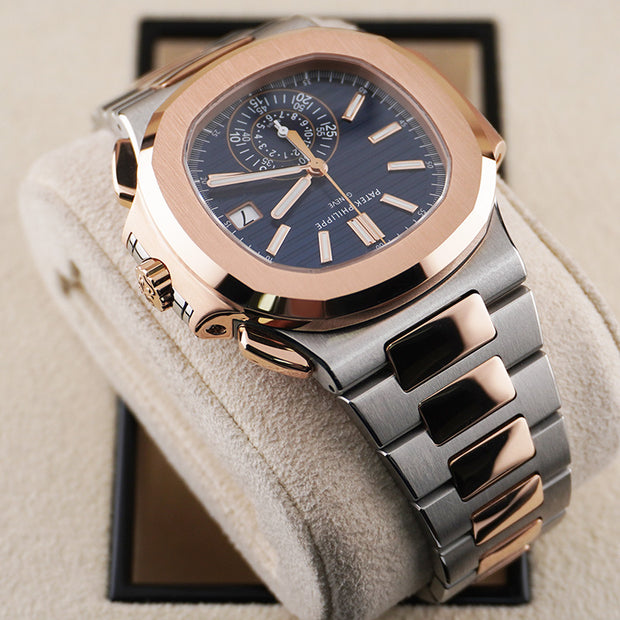 Patek Philippe Nautilus Chronograph 40mm 5980/1AR-001 Blue Dial Pre-Owned