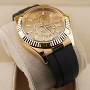 Rolex Sky-Dweller 336238 Yellow Gold Champagne Dial Oyster-Flex