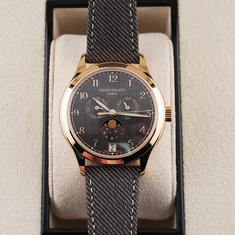 Patek Philippe Complications Annual Calendar Chestnut Satin Dial 4946R