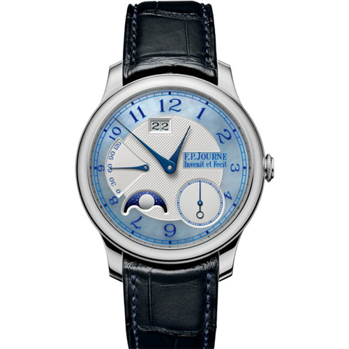 F.P.Journe Souverain Chronometre Lune Nacre 42 Platinum Mother of Pearl Dial