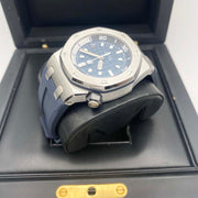 Audemars Piguet Royal Oak Offshore Diver 42mm 15720ST Blue Dial Pre-Owned