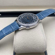 Patek Philippe World Time Complication 36mm 7130G Blue Dial Pre-Owned
