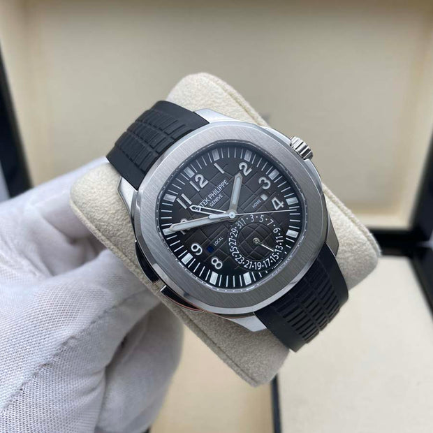 Patek Philippe Aquanaut Dual Time 40mm 5164A Black Dial Pre-Owned