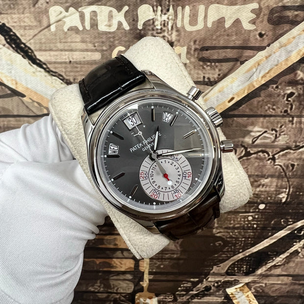 Patek Philippe Annual Calendar Chronograph 40mm 5960P Grey Dial Pre-owned