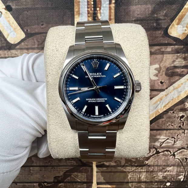 Rolex oyster perpetual 36 hotsell blue dial